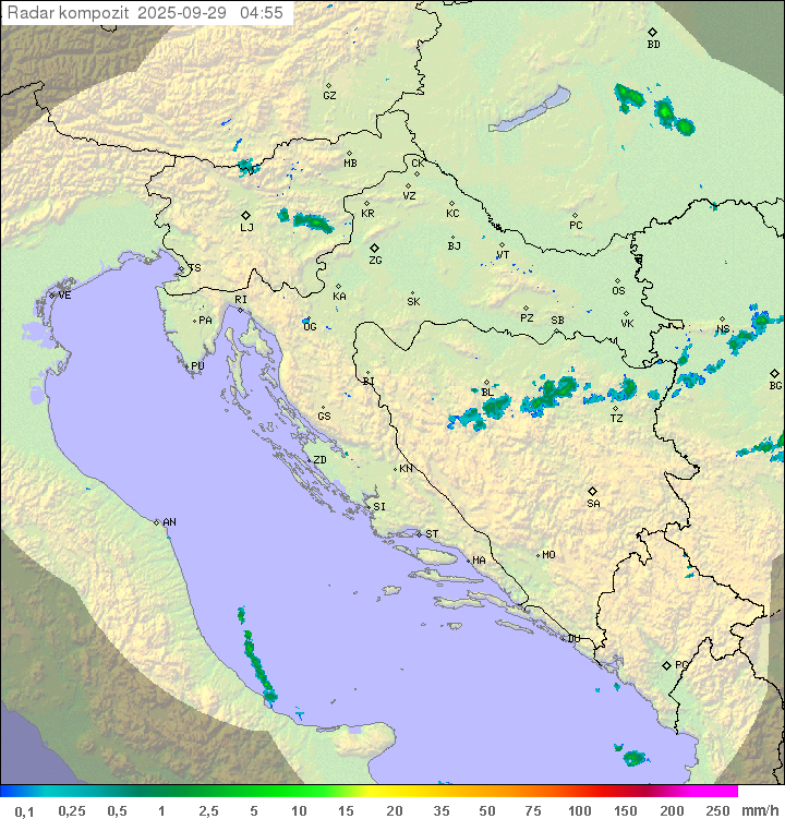 Padavine Hrvaška