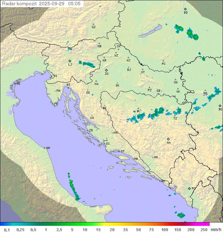 Padavine Hrvaška