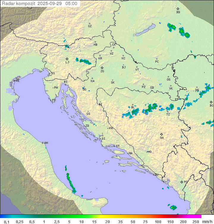 Padavine Hrvaška