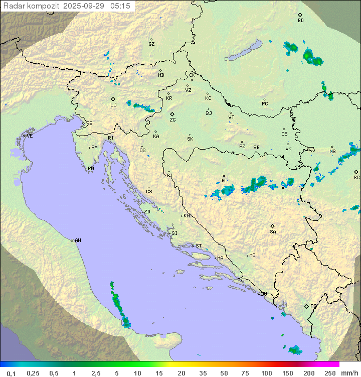 Padavine Hrvaška