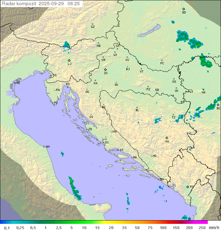 Padavine Hrvaška
