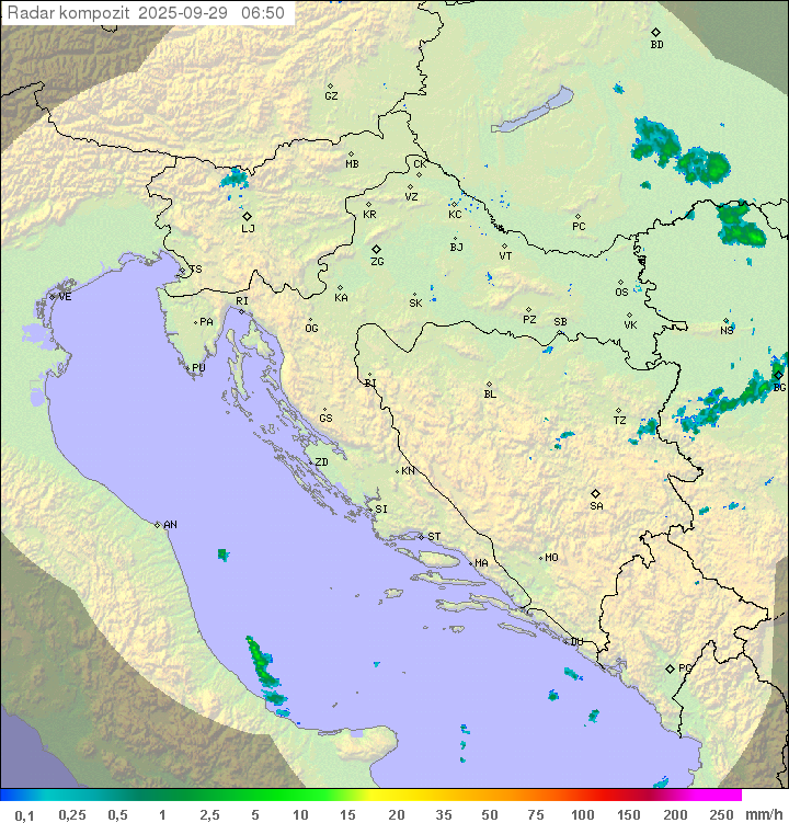 Padavine Hrvaška