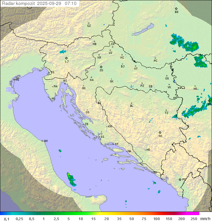 Padavine Hrvaška