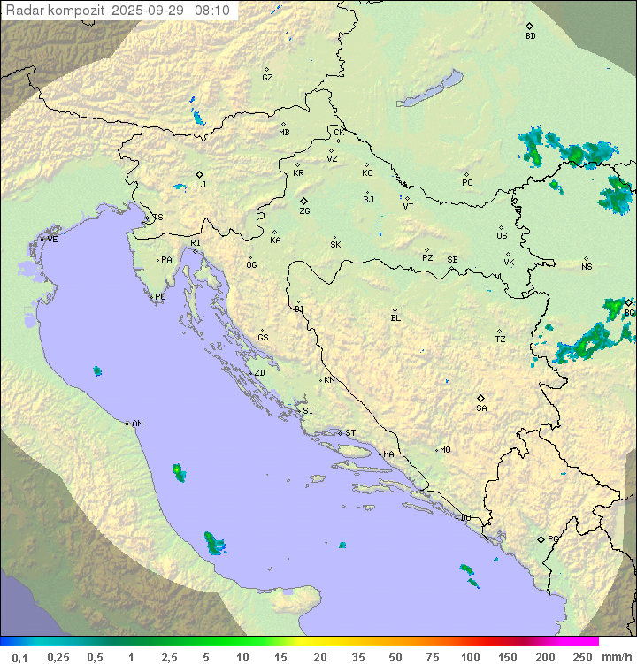 Padavine Hrvaška