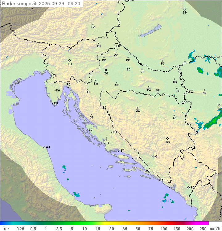 Padavine Hrvaška