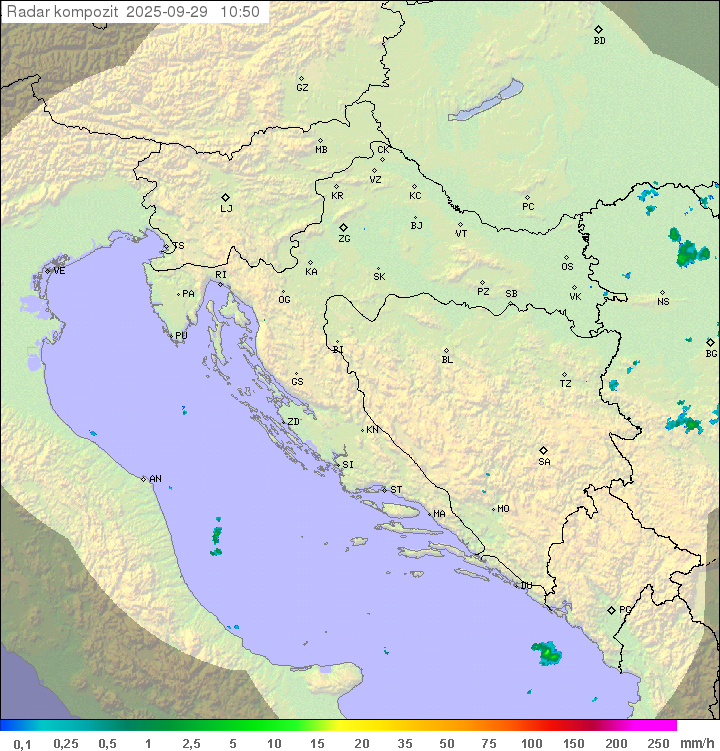 Padavine Hrvaška