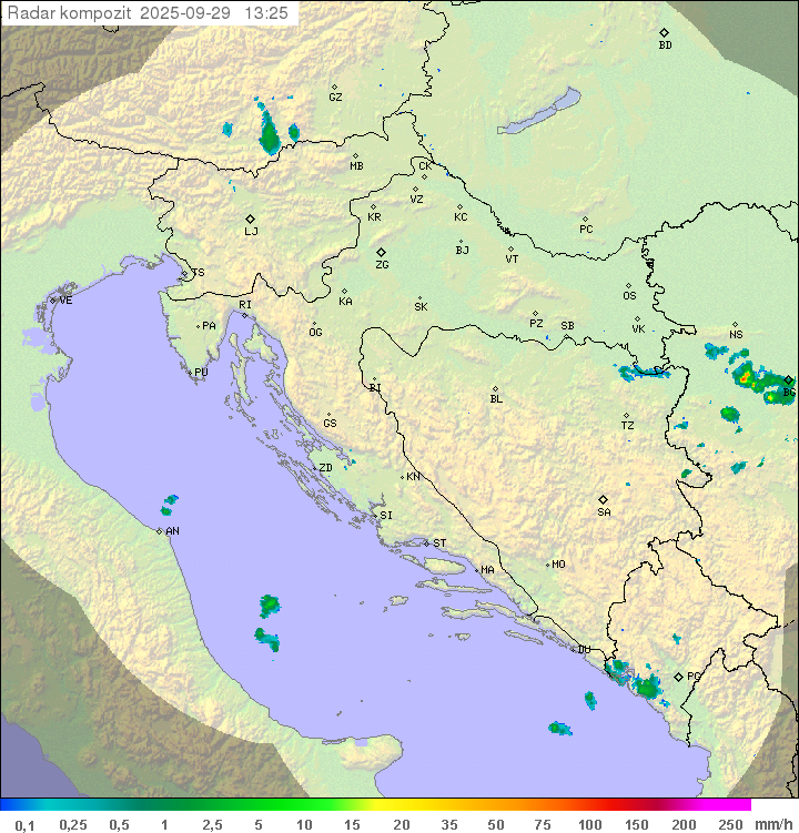 Padavine Hrvaška