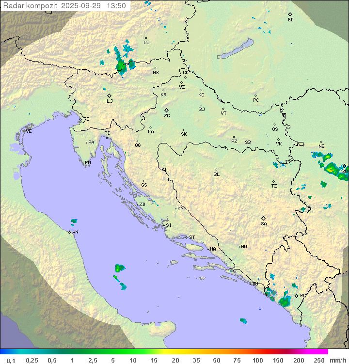 Padavine Hrvaška