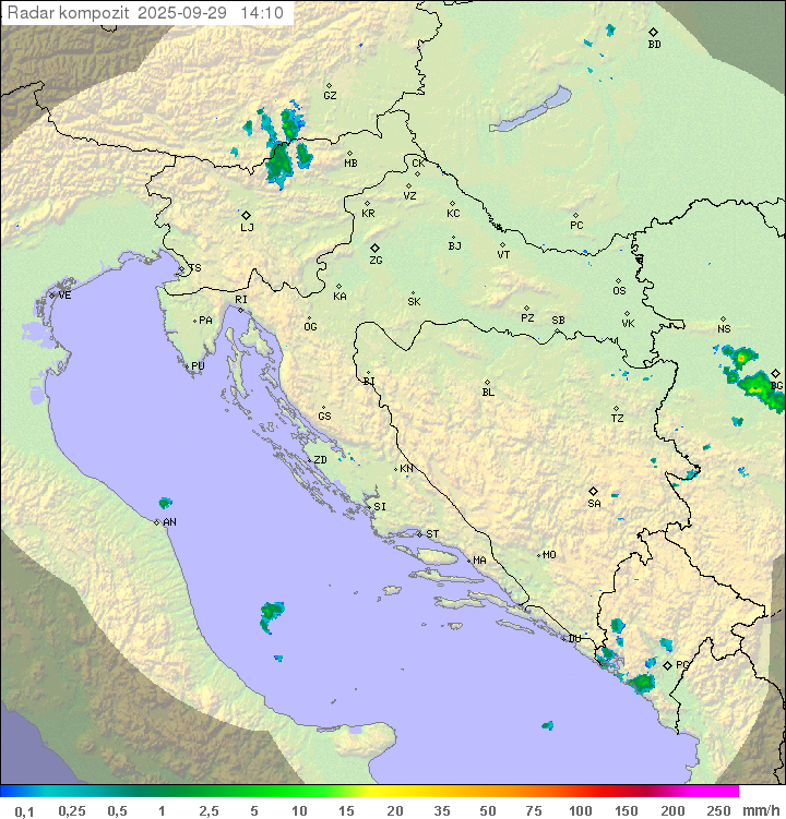 Padavine Hrvaška