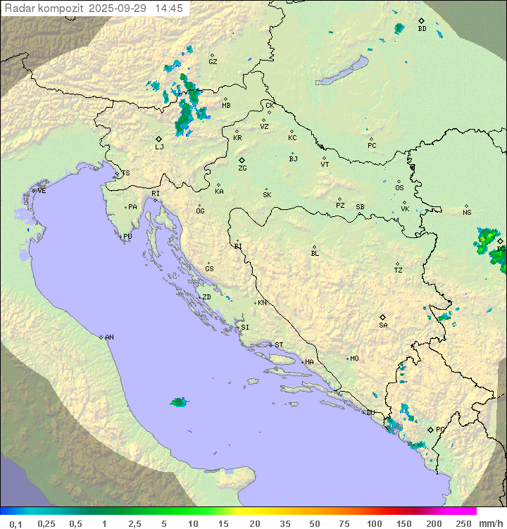 Padavine Hrvaška
