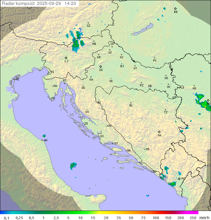 Padavine Hrvaška