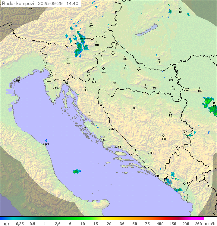 Padavine Hrvaška