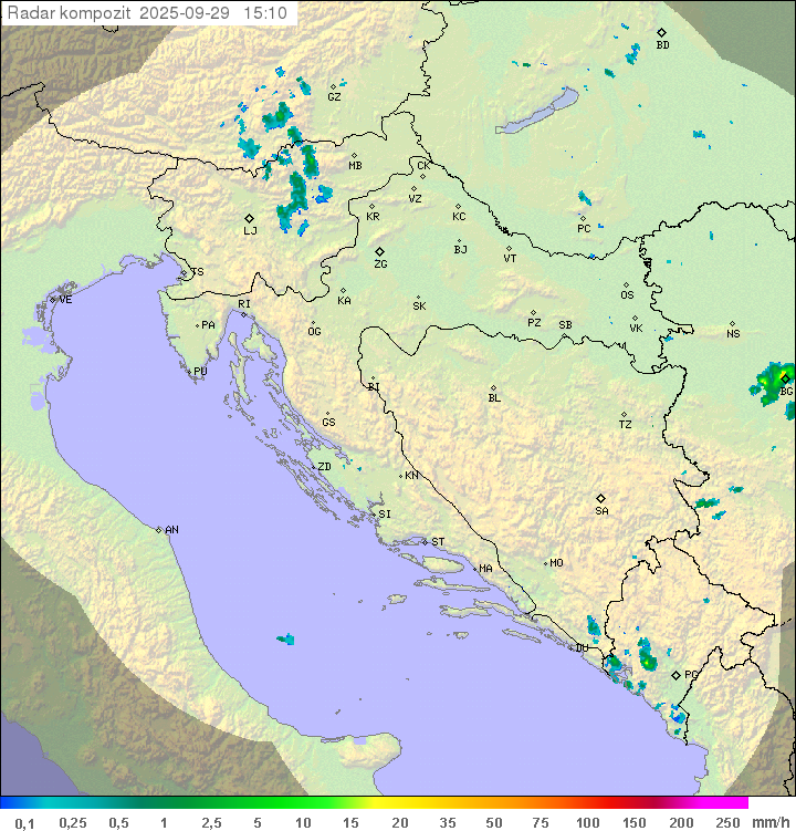 Padavine Hrvaška