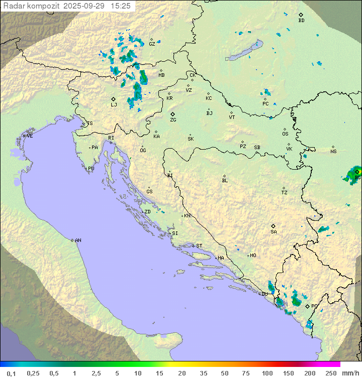 Padavine Hrvaška