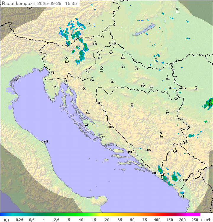 Padavine Hrvaška