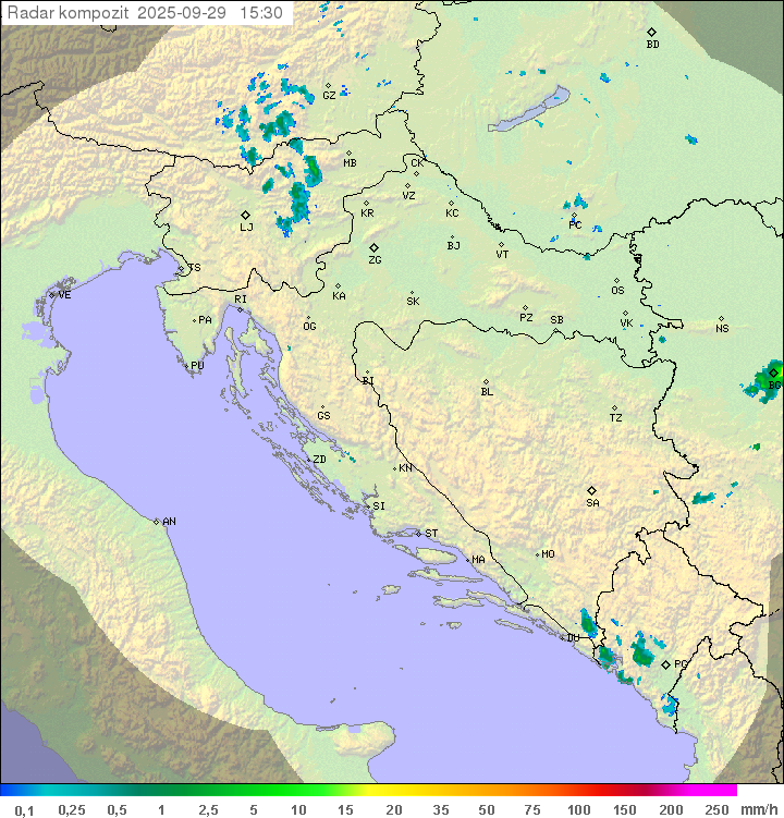 Padavine Hrvaška