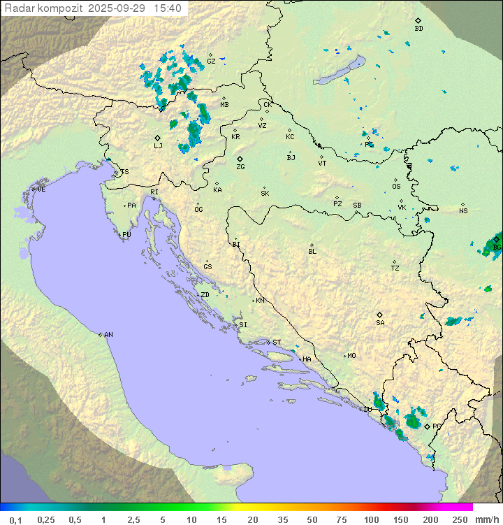 Padavine Hrvaška