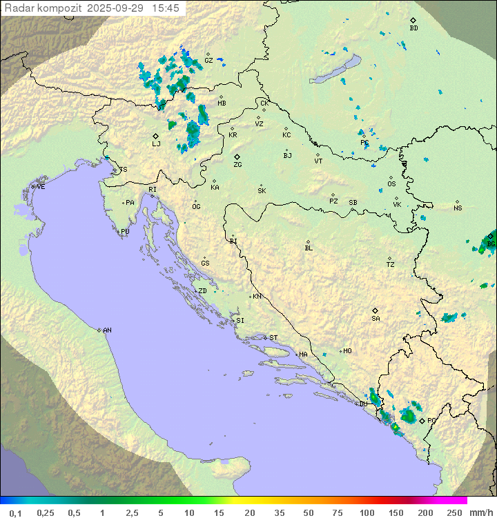 Padavine Hrvaška