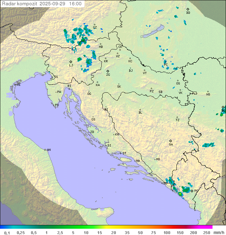 Padavine Hrvaška