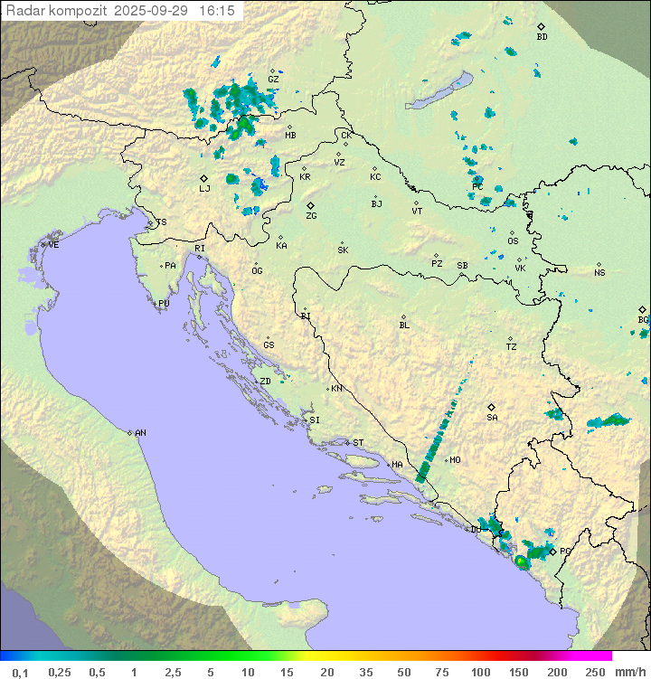 Padavine Hrvaška