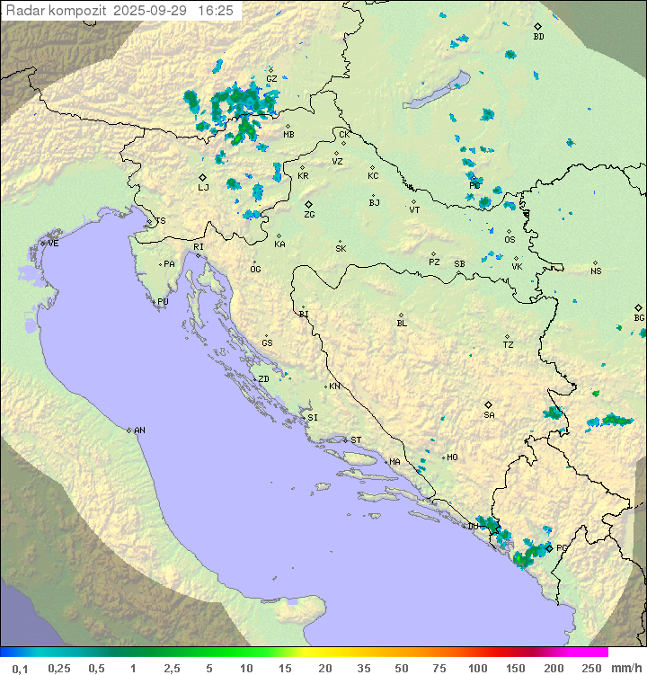 Padavine Hrvaška