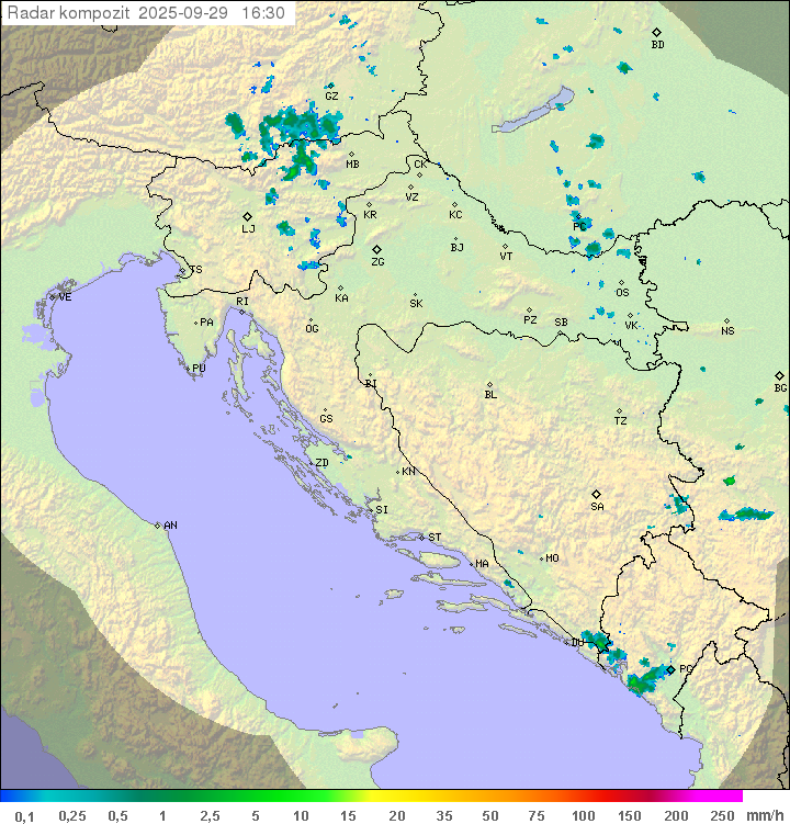Padavine Hrvaška