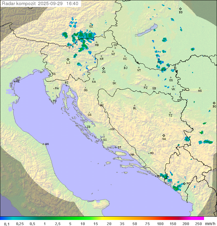 Padavine Hrvaška