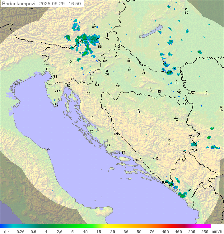 Padavine Hrvaška