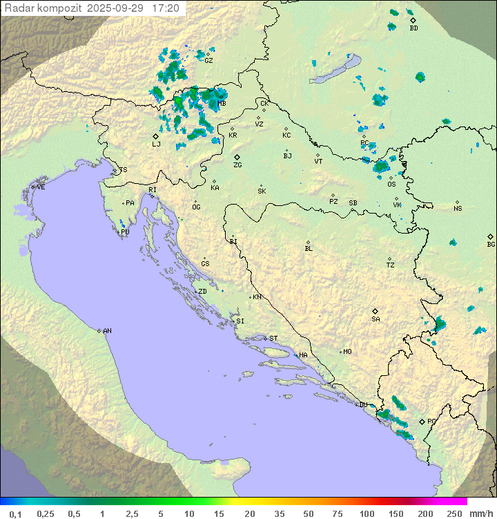 Padavine Hrvaška