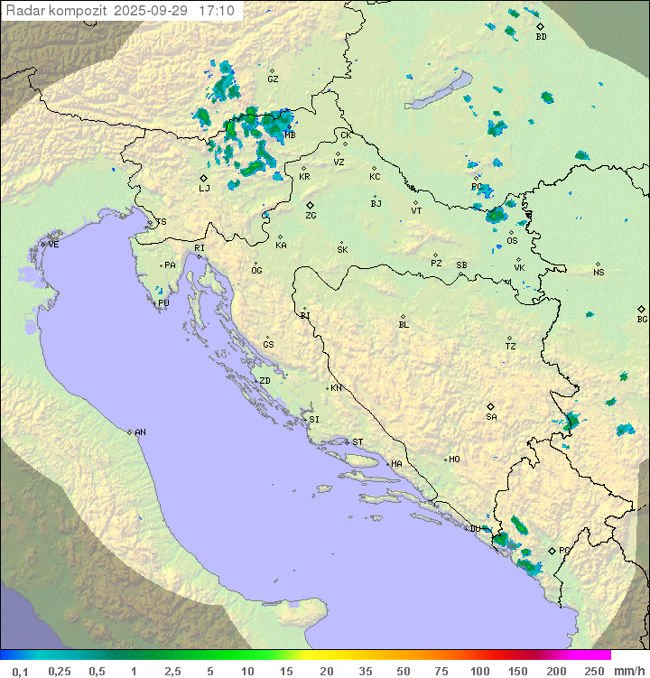 Padavine Hrvaška