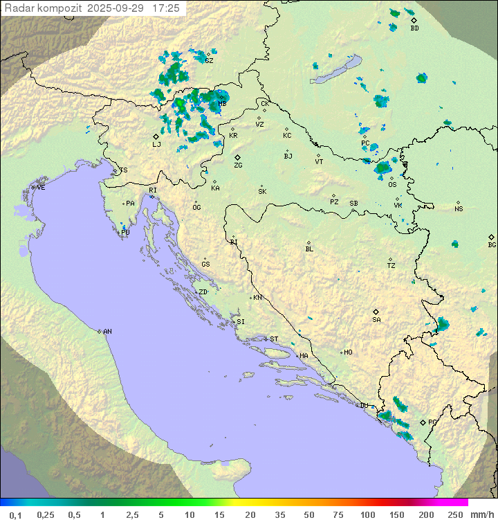 Padavine Hrvaška