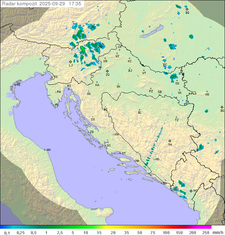 Padavine Hrvaška