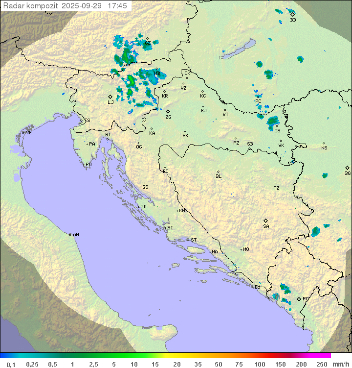 Padavine Hrvaška