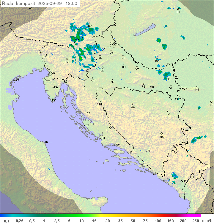 Padavine Hrvaška