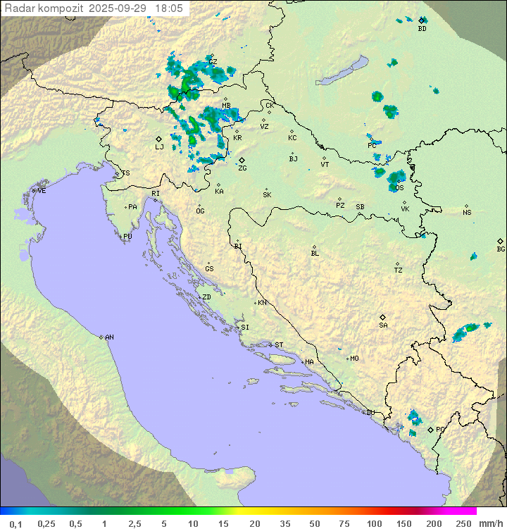 Padavine Hrvaška