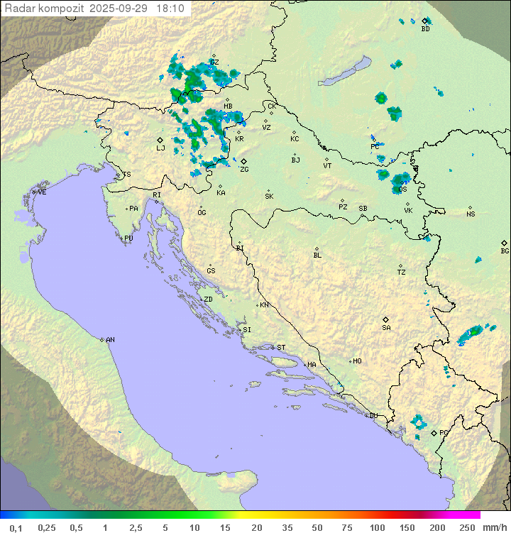 Padavine Hrvaška