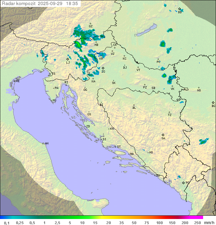 Padavine Hrvaška