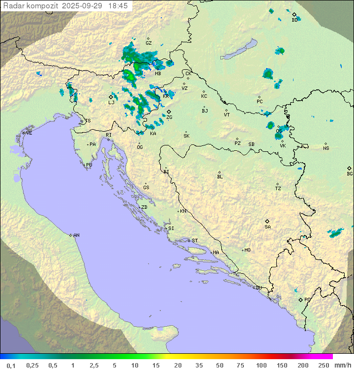 Padavine Hrvaška
