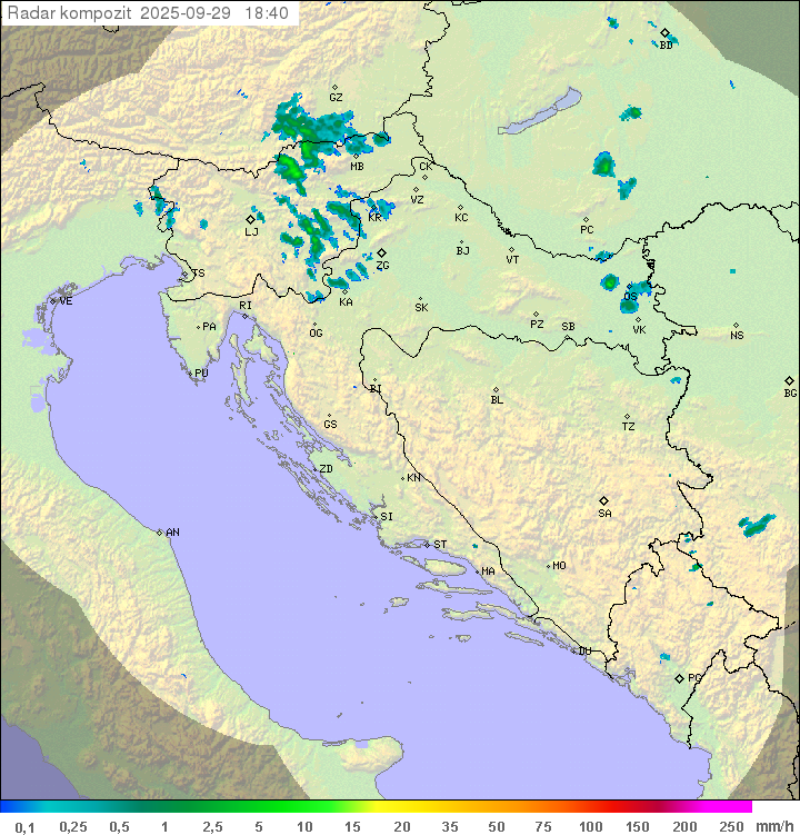 Padavine Hrvaška
