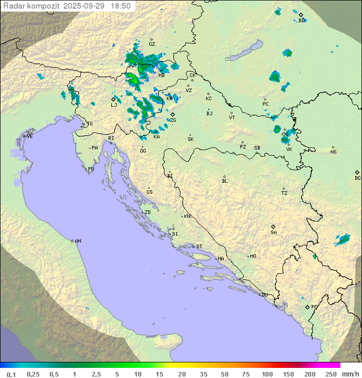 Padavine Hrvaška