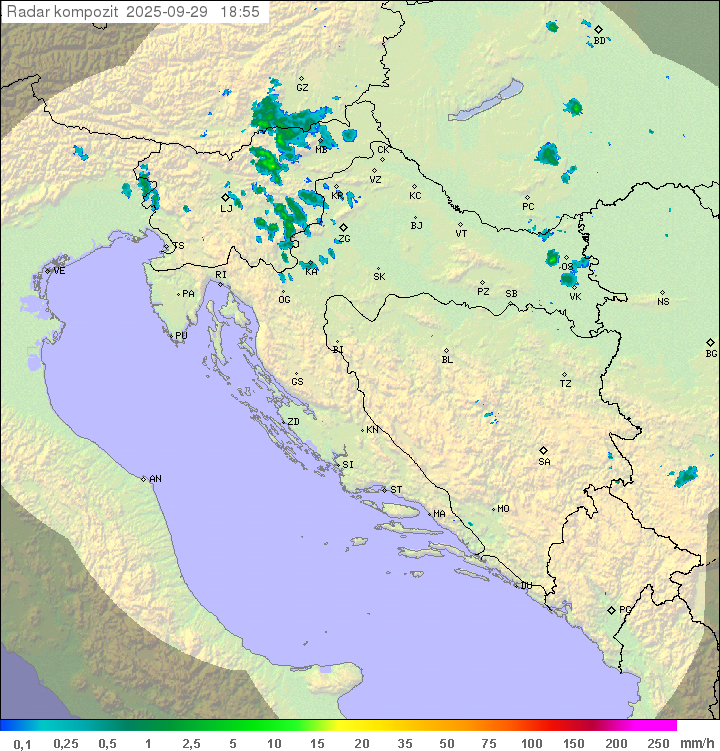 Padavine Hrvaška