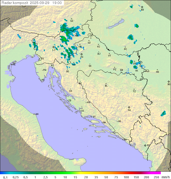 Padavine Hrvaška