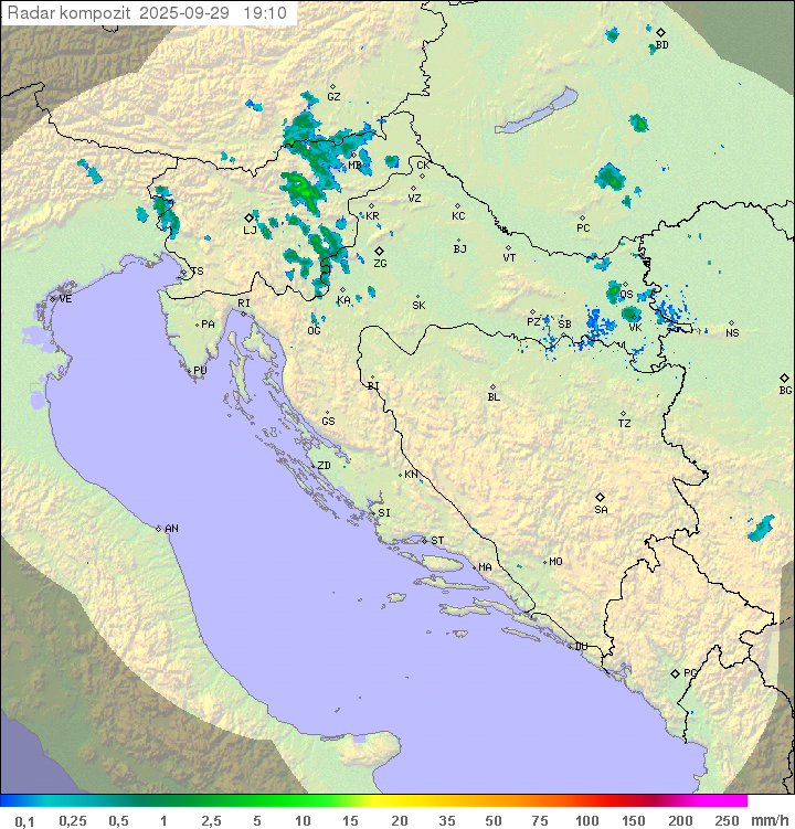 Padavine Hrvaška