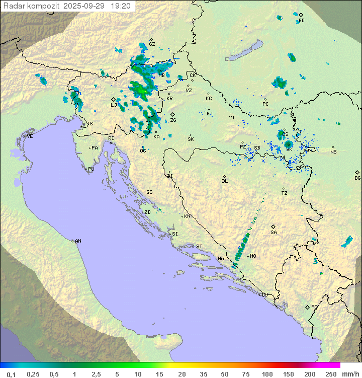 Padavine Hrvaška