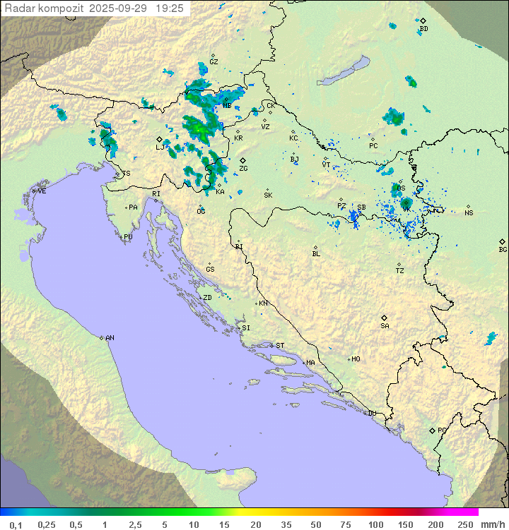 Padavine Hrvaška