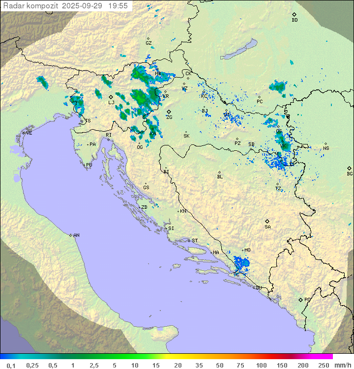 Padavine Hrvaška