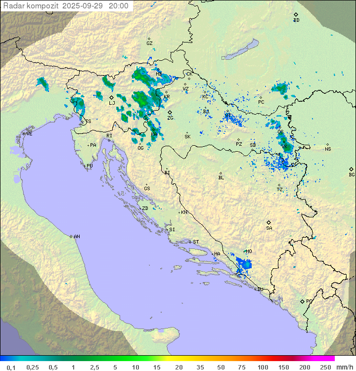 Padavine Hrvaška