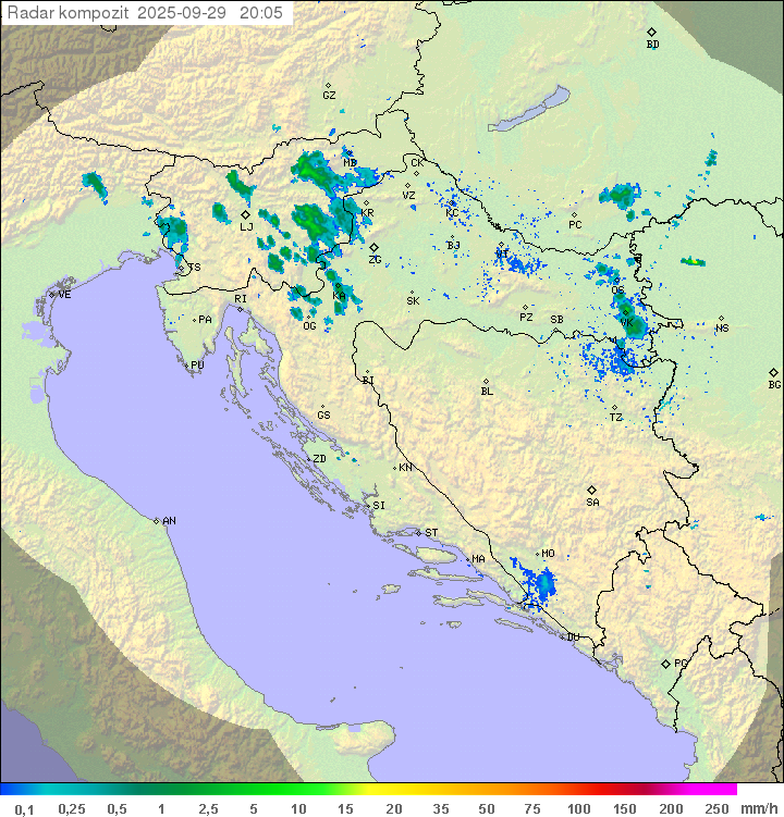 Padavine Hrvaška