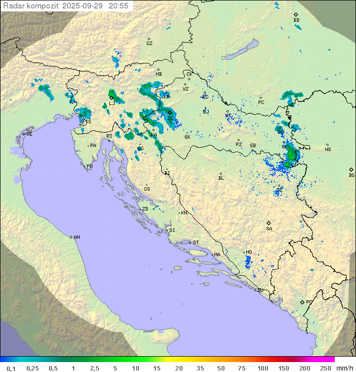 Padavine Hrvaška