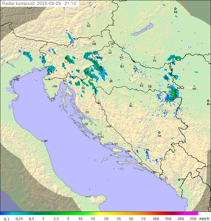 Padavine Hrvaška